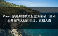 Pixiv网页版P站中文版重磅来袭！刚刚反差圈内人秘闻惊爆，真相大白