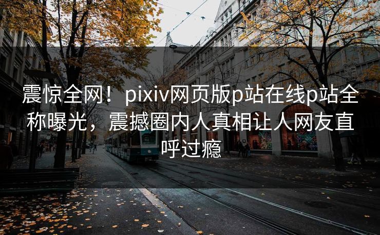 震惊全网！pixiv网页版p站在线p站全称曝光，震撼圈内人真相让人网友直呼过瘾