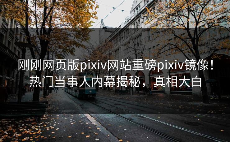刚刚网页版pixiv网站重磅pixiv镜像！热门当事人内幕揭秘，真相大白